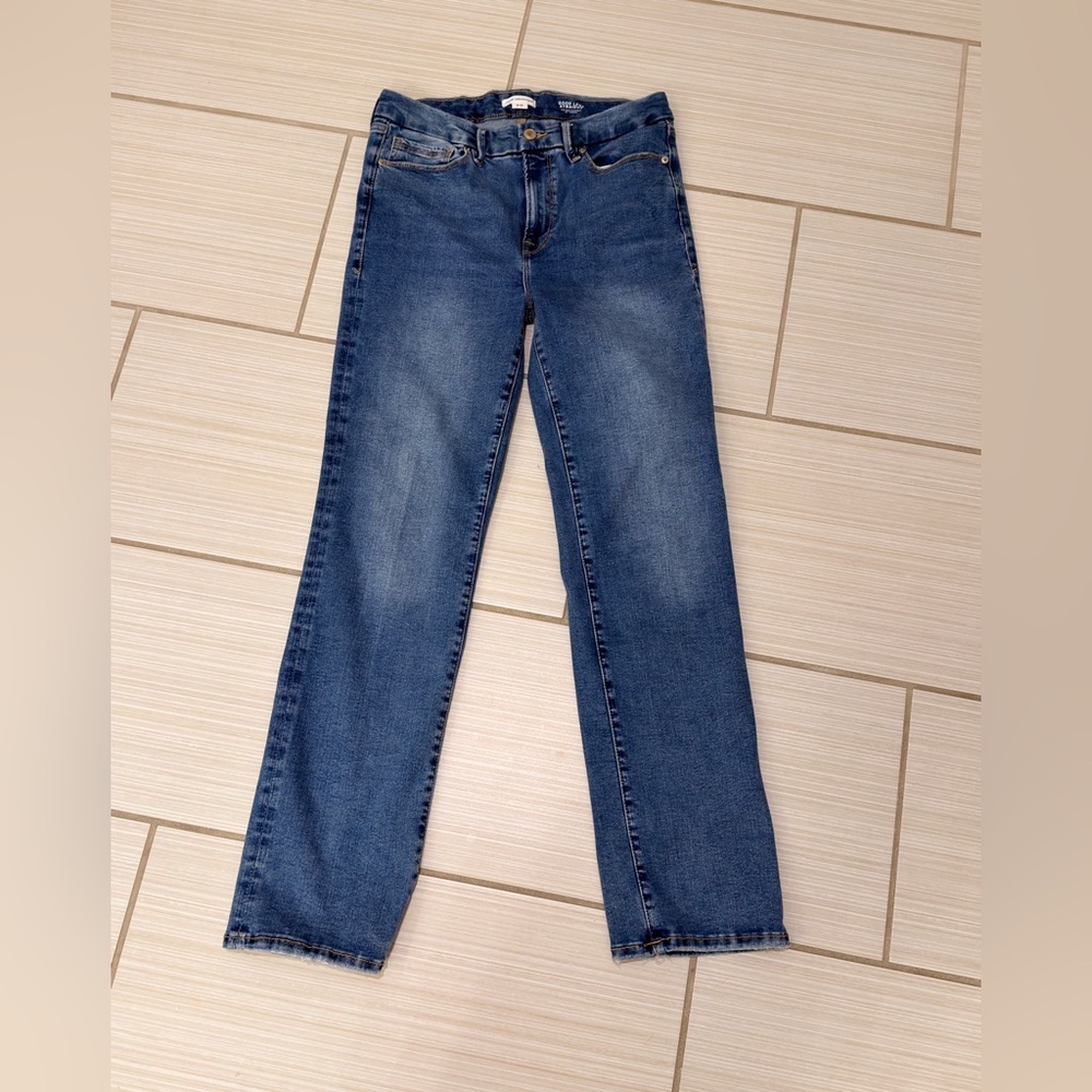Good American Always Fits Good Legs Straight Jeans Long